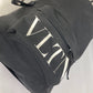 VALENTINO VLTN logo backpack in nylon, black, for men