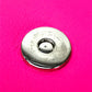 Valentino Garavani Rockstud Bangle Chain Clutch Bag in Shocking Pink Leather
