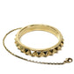 Valentino Garavani Rockstud Bangle Chain Clutch Bag in Shocking Pink Leather
