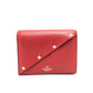 VALENTINO 5Ｗ2P0AE4VRF ロックスタッズ コンパクトウォレット 財布 ウォレット 2つ折り財布 レザー レディース レッド - brandshop-reference