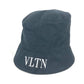 VALENTINO WY2HGA11MEX バイカラー ロゴ ハット帽 帽子 バケットハット ボブハット ハット コットン ユニセックス ブラック - brandshop-reference