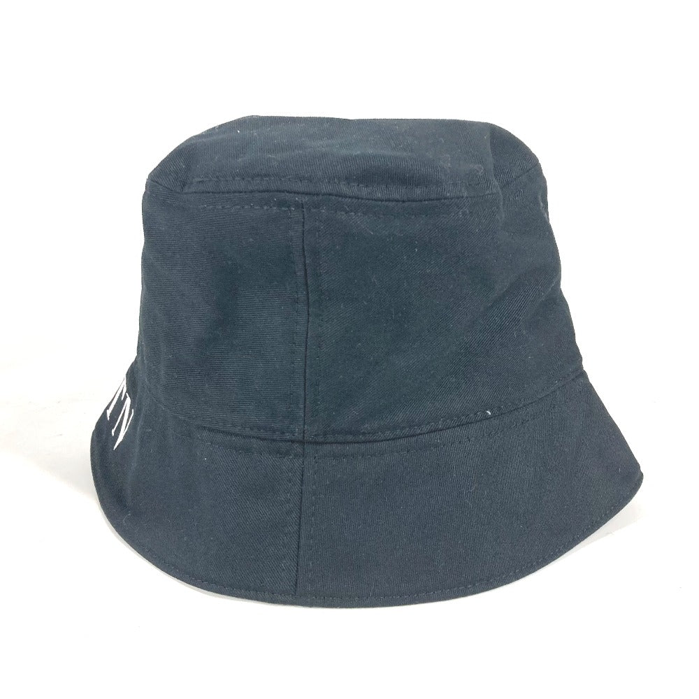 VALENTINO WY2HGA11MEX バイカラー ロゴ ハット帽 帽子 バケットハット ボブハット ハット コットン ユニセックス ブラック - brandshop-reference