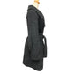 Chloe 7HMA59-7H076 Zip-up Apparel Outerwear Long Coat with Belt Wool Women's Gray