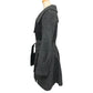 Chloe 7HMA59-7H076 Zip-up Apparel Outerwear Long Coat with Belt Wool Women's Gray