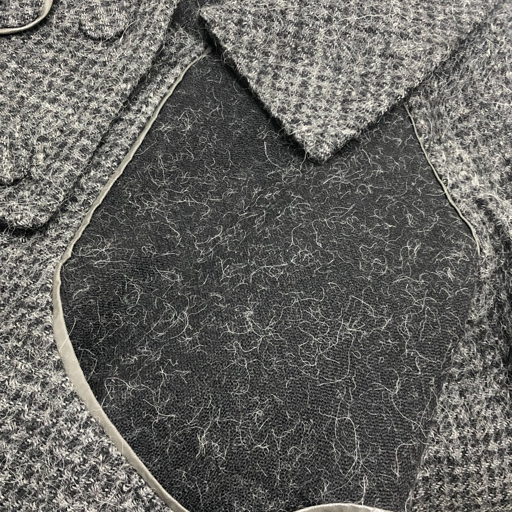 Chloe 7HMA59-7H076 Zip-up Apparel Outerwear Long Coat with Belt Wool Women's Gray