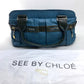 SEE BY CHLOE Date Tripper Handbag/Shoulder Bag in Blue Leather for Women