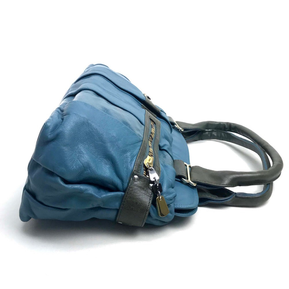 SEE BY CHLOE Date Tripper Handbag/Shoulder Bag in Blue Leather for Women