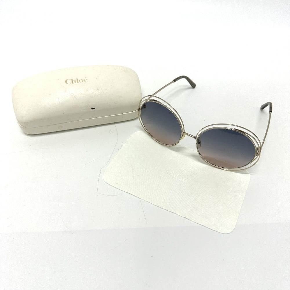 Chloe CE114S サングラス メタル ユニセックス シルバー - brandshop-reference