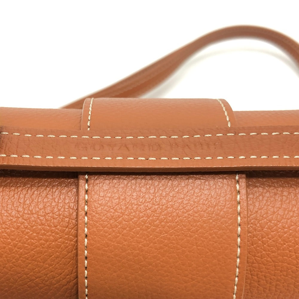 GOYARD Saigon Mini Soft Bag 2-Way Bag: Crossbody Shoulder Bag Hand Bag Coating canvas / Leather Black & Tan/Brown Used
