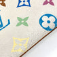 LOUIS VUITTON M60096 モノグラムマルチカラー ミラMM チェーン カバン アクセサリーポーチ ショルダーバッグ モノグラムマルチカラーキャンバス レディース ブロン ホワイト
