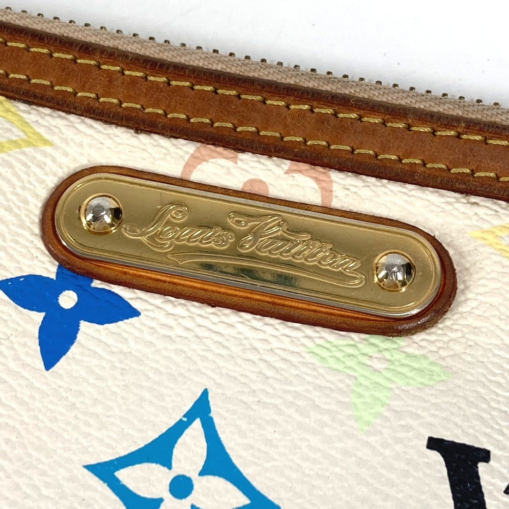 LOUIS VUITTON M60096 モノグラムマルチカラー ミラMM チェーン カバン アクセサリーポーチ ショルダーバッグ モノグラムマルチカラーキャンバス レディース ブロン ホワイト
