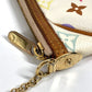 LOUIS VUITTON M60096 モノグラムマルチカラー ミラMM チェーン カバン アクセサリーポーチ ショルダーバッグ モノグラムマルチカラーキャンバス レディース ブロン ホワイト