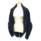 DOLCE&amp;GABBANA FXA59T Women's Dolman Sleeve Angora Knit Cardigan, 2020 Autumn/Winter, Black