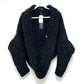 DOLCE&amp;GABBANA FXA59T Women's Dolman Sleeve Angora Knit Cardigan, 2020 Autumn/Winter, Black