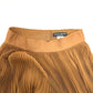 DOLCE&GABBANA Pleated Apparel Long Skirt Polyester Women's Brown
