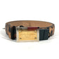 DOLCE &amp; GABBANA Logo Leopard Print Pants Belt for Women, Brown, PVC