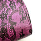 DOLCE &amp; GABBANA lace-patterned crossbody wallet bag, mini handbag, pochette, shoulder bag, leather, women's, purple-pink