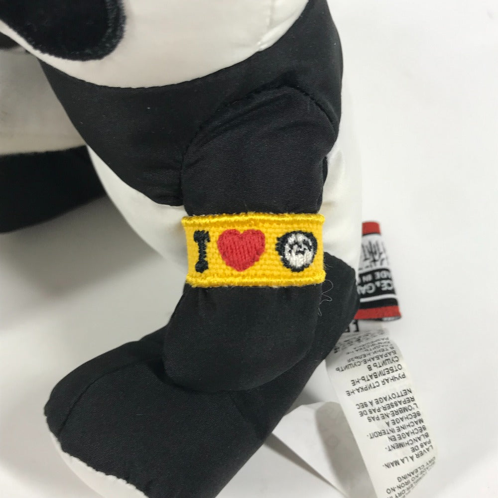 DOLCE&GABBANA ドルチェアンドガッバーナ パンダ 呪術廻戦コラボ バッグチャーム キーホルダー ナイロン メンズ ホワイト