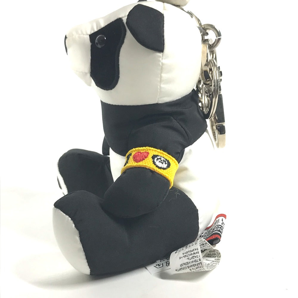 DOLCE&GABBANA ドルチェアンドガッバーナ パンダ 呪術廻戦コラボ バッグチャーム キーホルダー ナイロン メンズ ホワイト