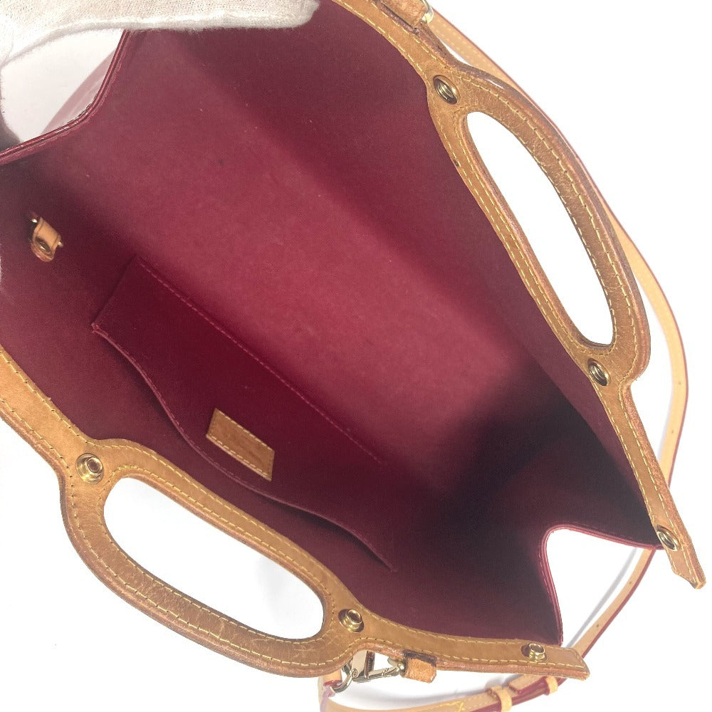 LOUIS VUITTON M91987 モノグラムヴェルニ ロクスバリー・ドライブ カバン ハンドバッグ モノグラムヴェルニ レディース レッド