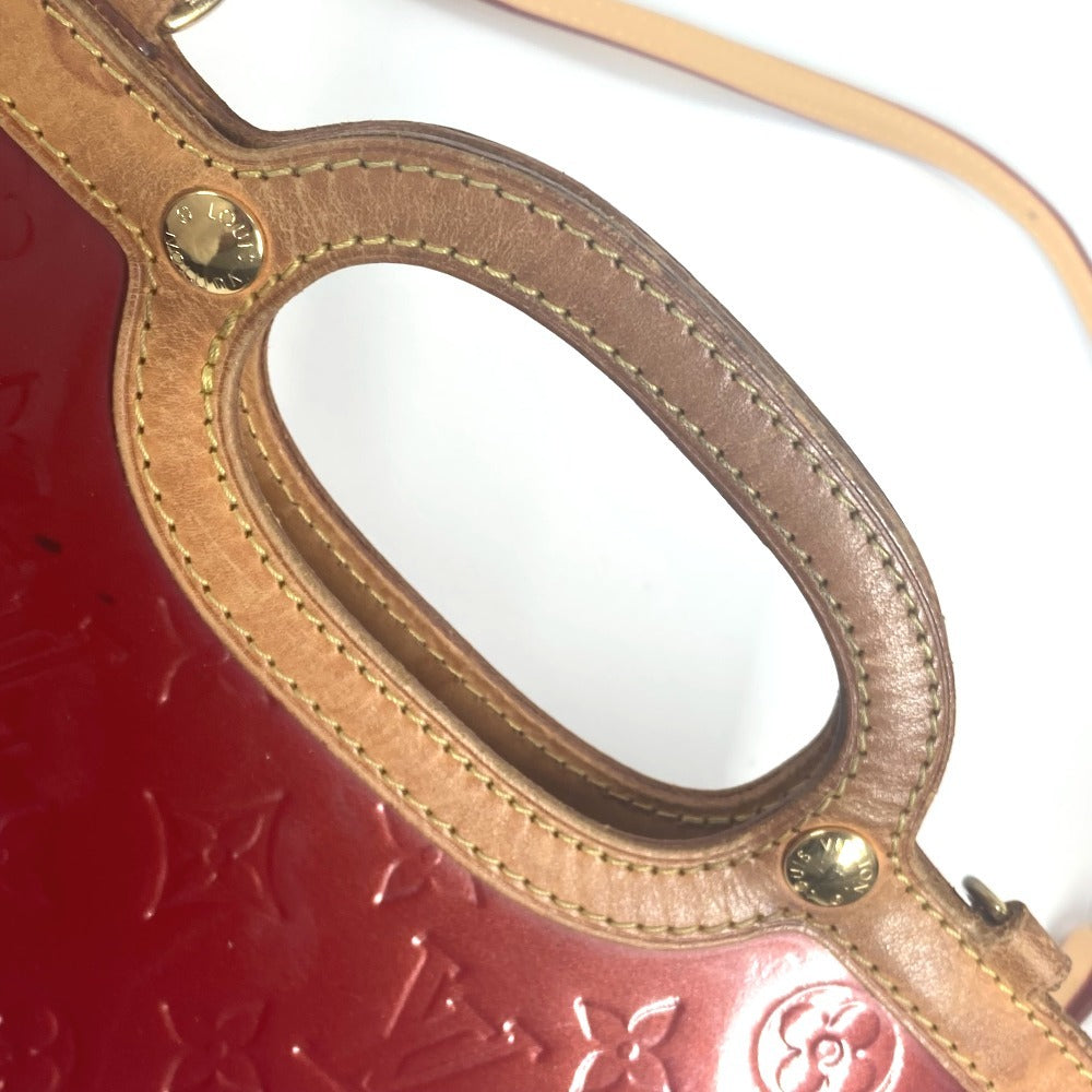 LOUIS VUITTON M91987 モノグラムヴェルニ ロクスバリー・ドライブ カバン ハンドバッグ モノグラムヴェルニ レディース レッド