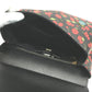 DOLCE &amp; GABBANA Floral Sicily Bag, 2-Way Handbag/Shoulder Bag, Leather, Women's, Black, Red, and Green