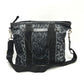 DOLCE &amp; GABBANA Leopard Print 2-Way Bag, Handbag, Shoulder Bag, Crossbody Bag, Tote Bag, Nylon/Leather, Women's, Black