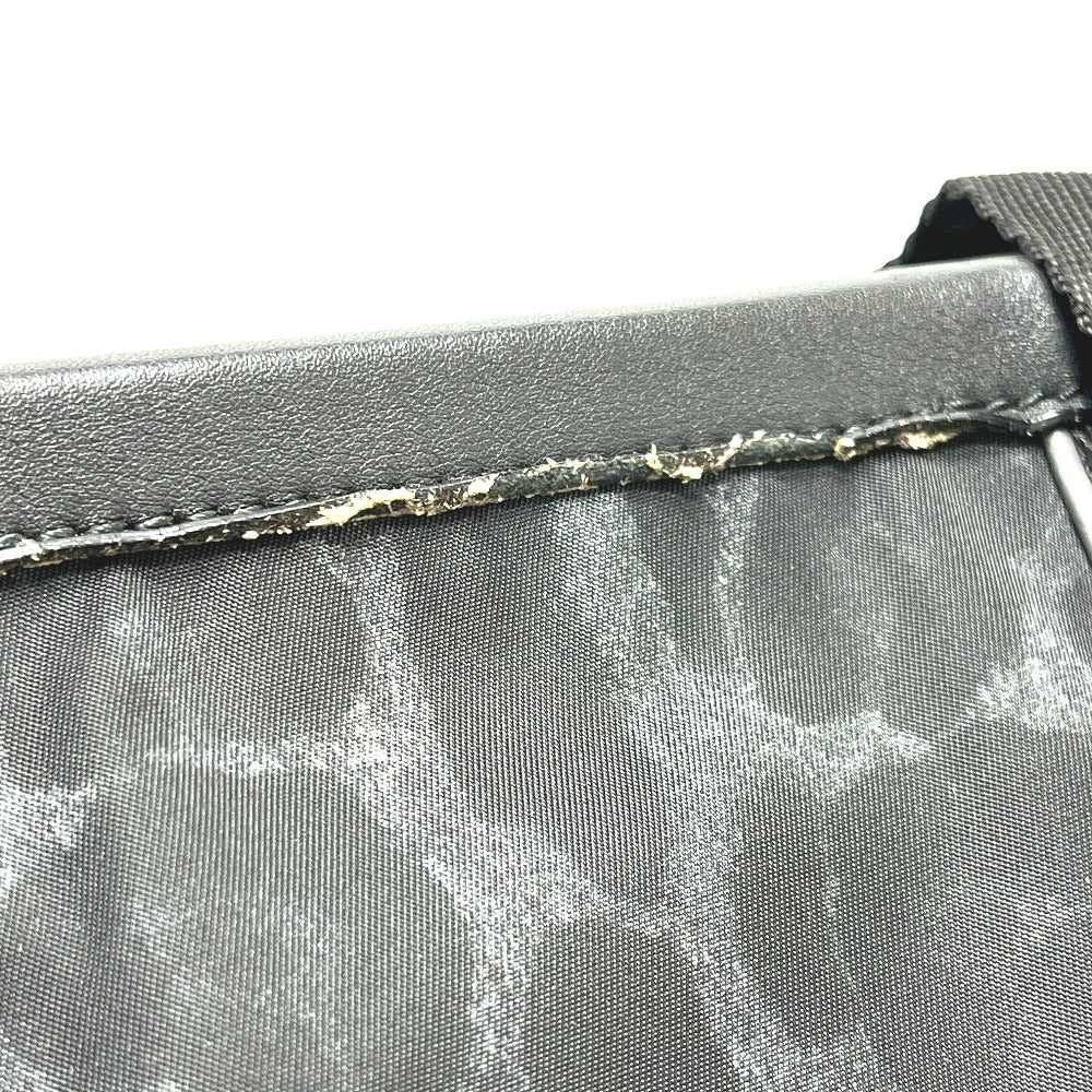 DOLCE &amp; GABBANA Leopard Print 2-Way Bag, Handbag, Shoulder Bag, Crossbody Bag, Tote Bag, Nylon/Leather, Women's, Black