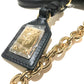 DOLCE&GABBANA ゼブラ シシリー 2WAY ハンドバッグ ショルダーバッグ フェイクファー レディース ブラック×ホワイト