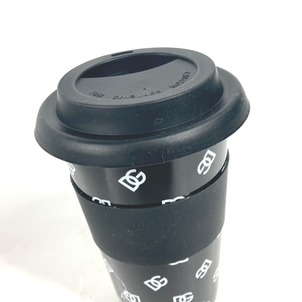 DOLCE&GABBANA ロゴ バイカラー コーヒーカップ コップ インテリア タンブラー 陶器 レディース ブラック
