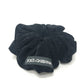 DOLCE&amp;GABBANA Big Hair Scrunchie, Velvet, Women's, Black