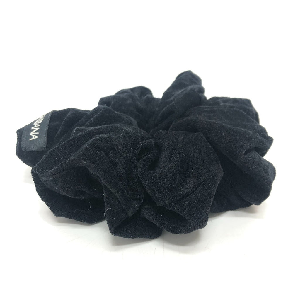 DOLCE&amp;GABBANA Big Hair Scrunchie, Velvet, Women's, Black