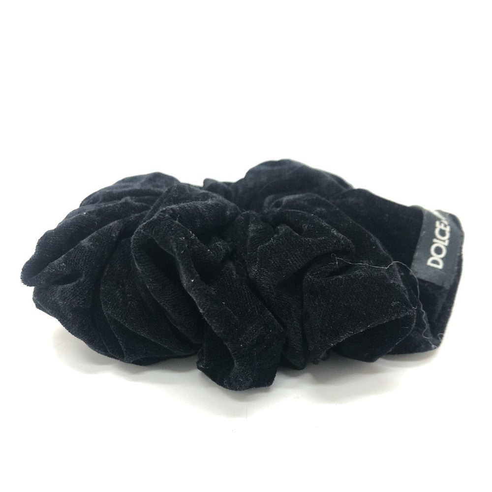 DOLCE&amp;GABBANA Big Hair Scrunchie, Velvet, Women's, Black