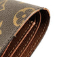 LOUIS VUITTON M60895 Monogram Portefeuille Multipull Current model, billfold wallet, bi-fold wallet Folded wallet MonogramCanvas Brown Used