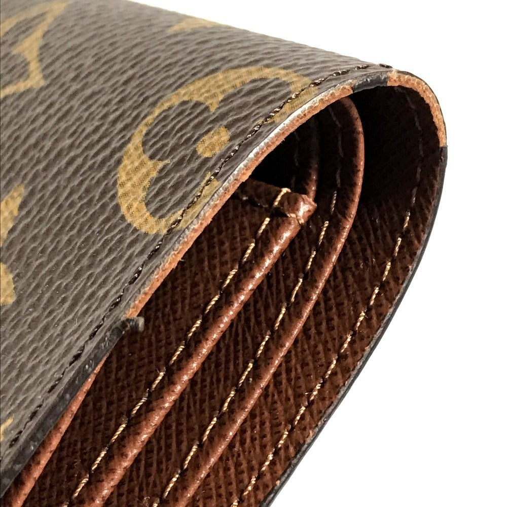 LOUIS VUITTON M60895 Monogram Portefeuille Multipull Current model, billfold wallet, bi-fold wallet Folded wallet MonogramCanvas Brown Used