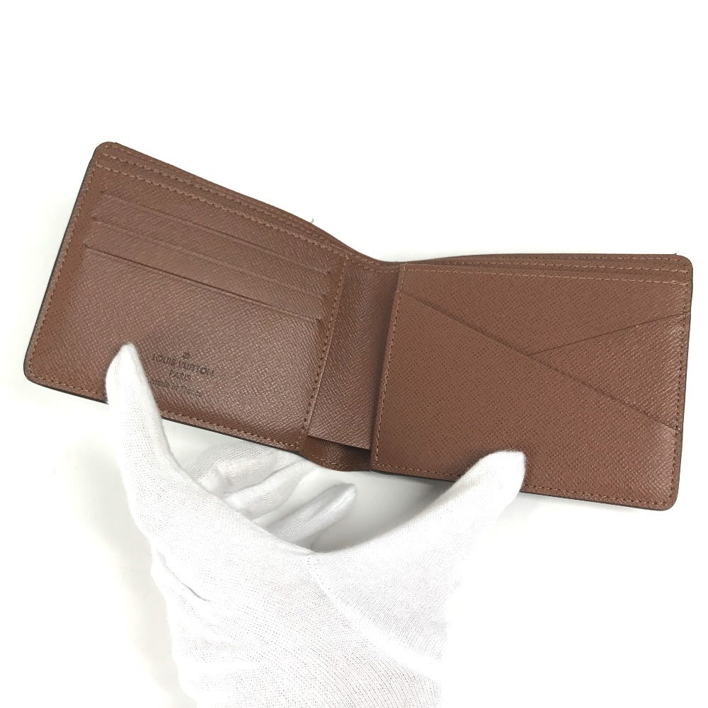 LOUIS VUITTON M60895 Monogram Portefeuille Multipull Current model, billfold wallet, bi-fold wallet Folded wallet MonogramCanvas Brown Used