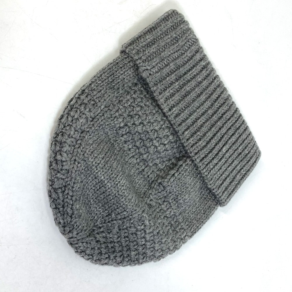 LOUIS VUITTON M74404 Damier Bonnet Helsinki Beanie Knit Cap, Wool, Unisex, Gray