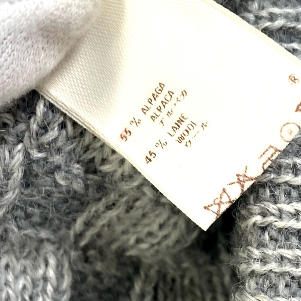 LOUIS VUITTON Damier Beanie, Wool Knit Hat, Gray, Women's, Fashion Accessories/Apparel