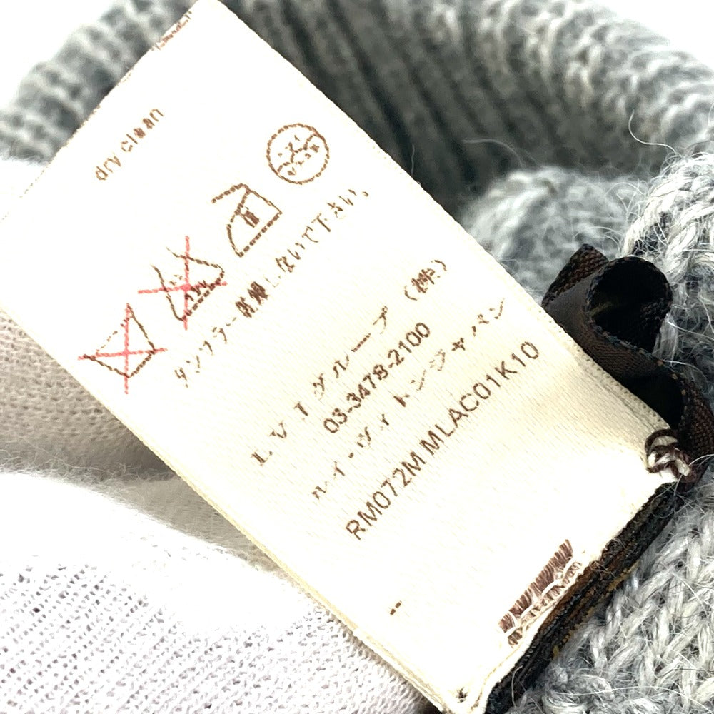 LOUIS VUITTON Damier Beanie, Wool Knit Hat, Gray, Women's, Fashion Accessories/Apparel