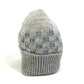LOUIS VUITTON Damier Beanie, Wool Knit Hat, Gray, Women's, Fashion Accessories/Apparel