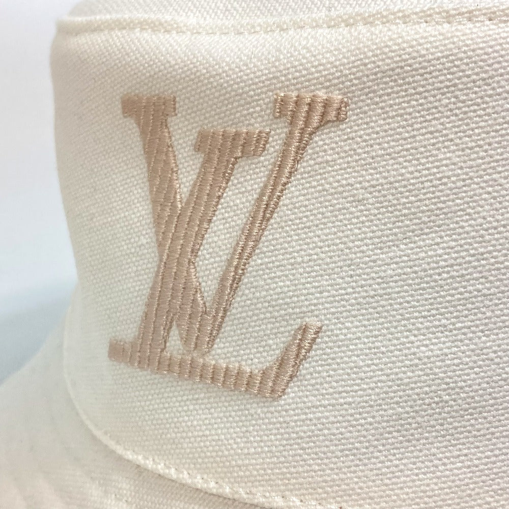 LOUIS VUITTON M77575 アパレル ボブ・LV バディー バケット ハット コットン レディース ホワイト