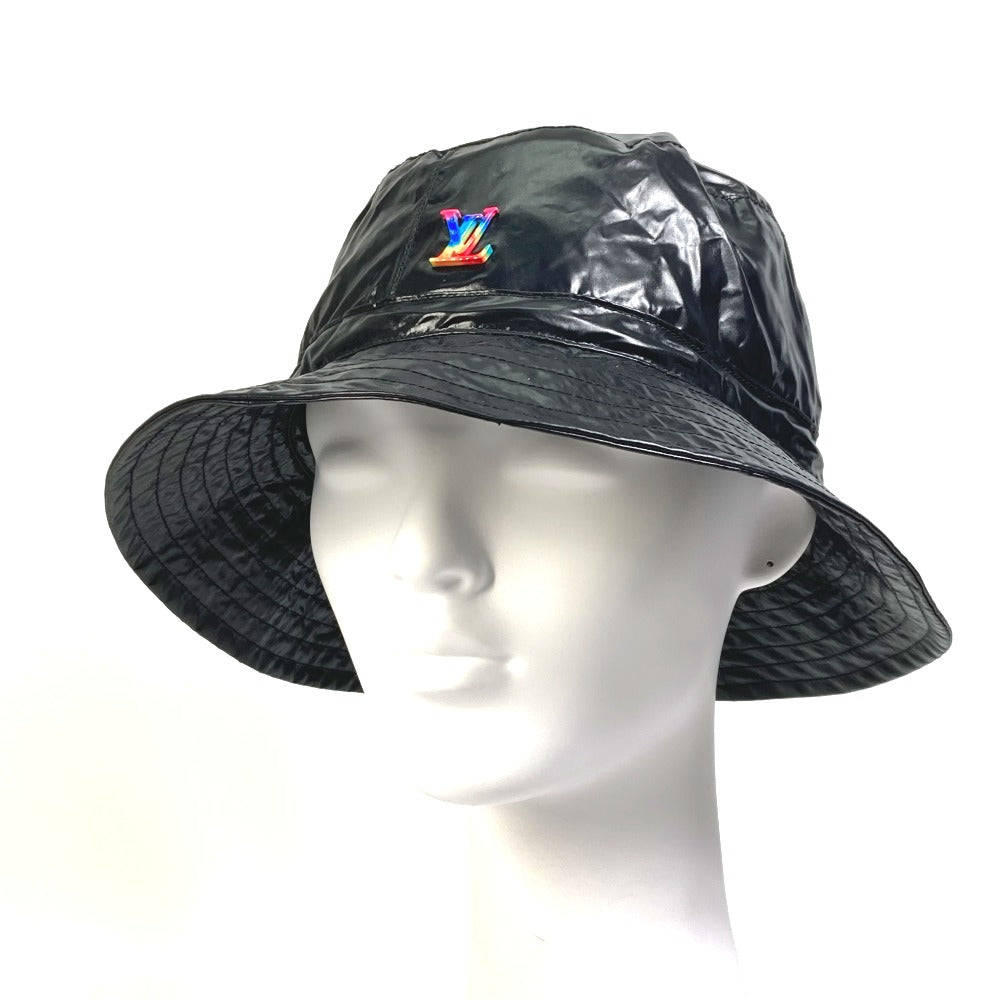 LOUIS VUITTON MP2877 Virgil Abloh Series Bonnet LV2054 Bucket Hat, Foldable, Nylon, Women's, Black