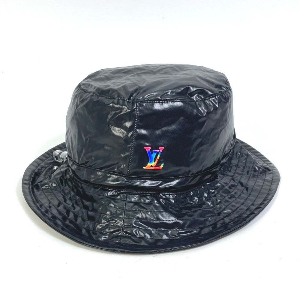 LOUIS VUITTON MP2877 Virgil Abloh Series Bonnet LV2054 Bucket Hat, Foldable, Nylon, Women's, Black