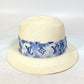 LOUIS VUITTON M76762 Monogram Watercolor Chapeau Summertime Straw Bucket Hat, Women's, Blue