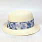 LOUIS VUITTON M76762 Monogram Watercolor Chapeau Summertime Straw Bucket Hat, Women's, Blue