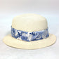 LOUIS VUITTON M76762 Monogram Watercolor Chapeau Summertime Straw Bucket Hat, Women's, Blue