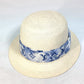 LOUIS VUITTON M76762 Monogram Watercolor Chapeau Summertime Straw Bucket Hat, Women's, Blue