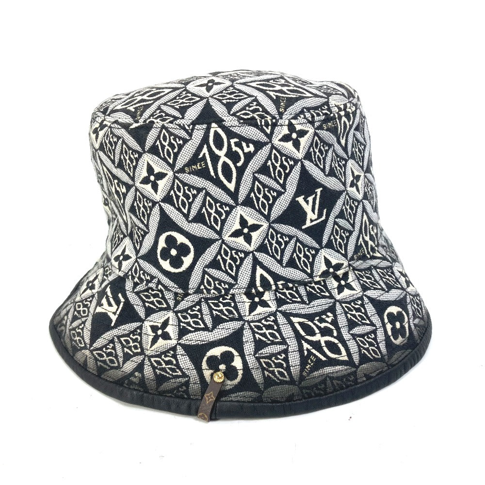 LOUIS VUITTON MP2828 Since1854 Bob Bucket Hat, Cotton, Women's, Black