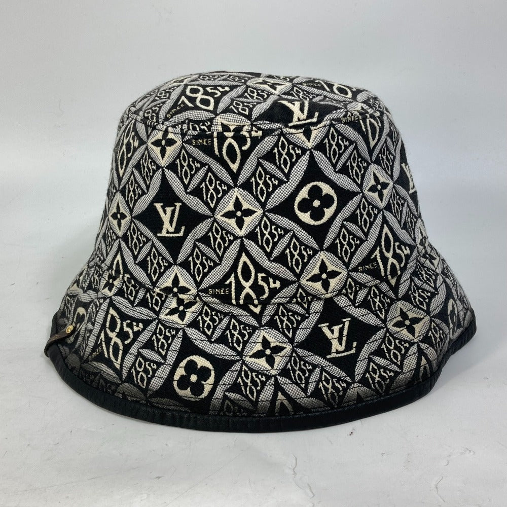 LOUIS VUITTON MP2828 Since1854 Bob Bucket Hat, Cotton, Women's, Black