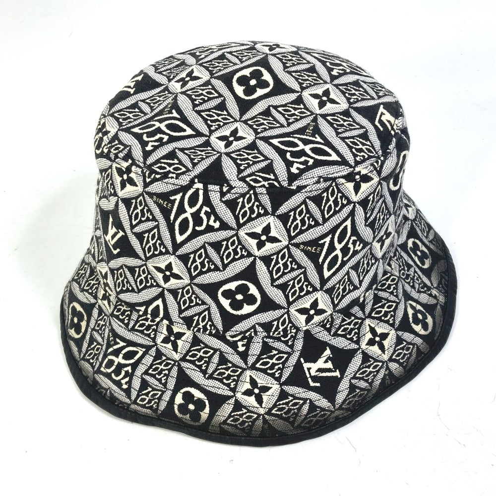 LOUIS VUITTON MP2828 Since1854 Bob Bucket Hat, Cotton, Women's, Black